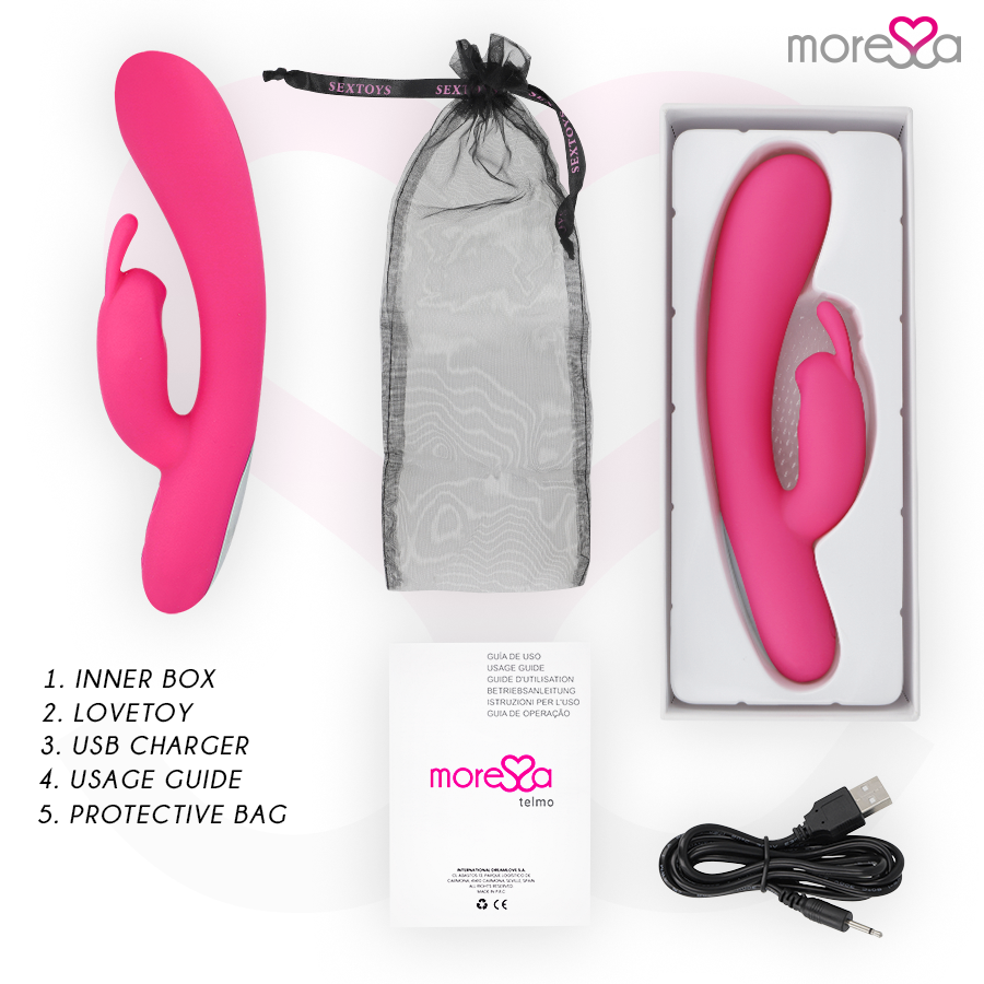 Amoressa Telmo Vibratore Rabbit Curvo – immagine 6