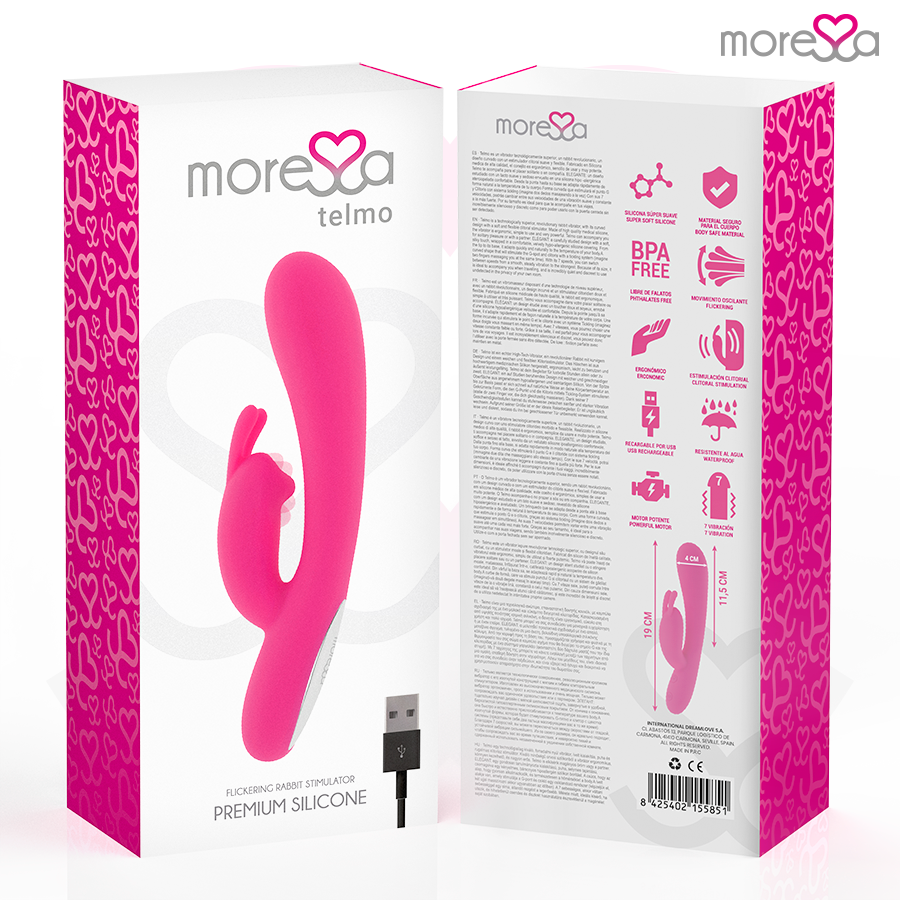 Amoressa Telmo Vibratore Rabbit Curvo – immagine 7