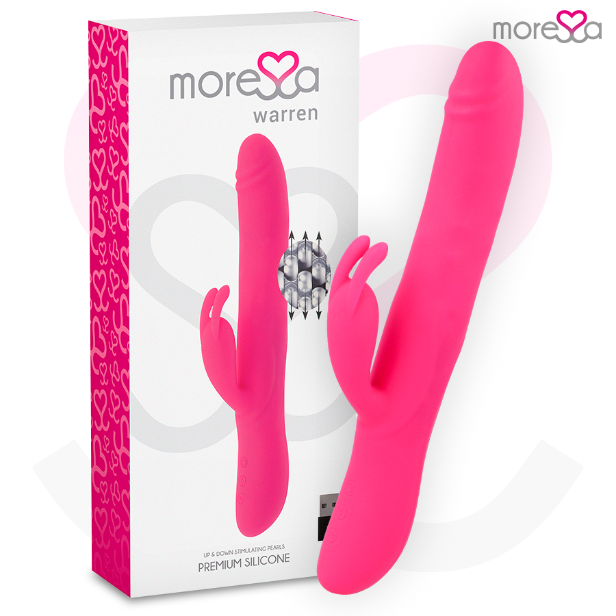 Moressa Warren Vibratore Rabbit con Sfere Rolling Ricaricabile