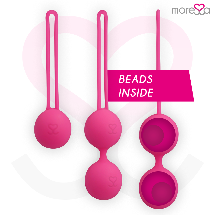 Amoressa Osian Set 3 Palline Vaginali Progressive Rosa – immagine 2