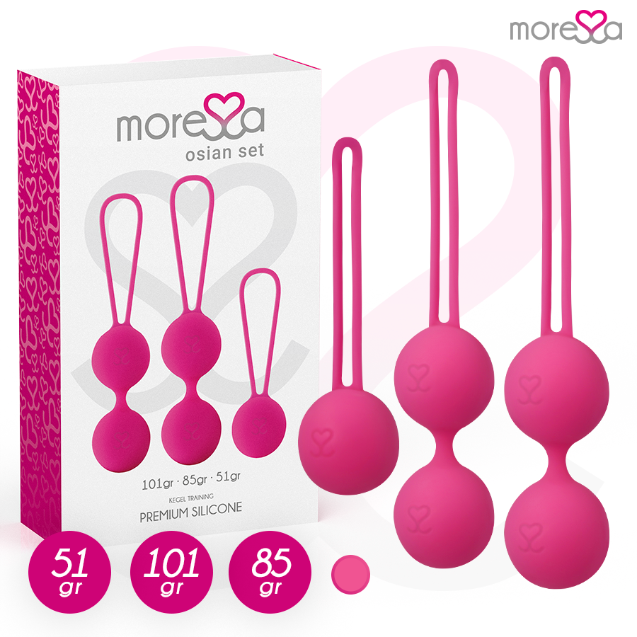 Amoressa Osian Set 3 Palline Vaginali Progressive Rosa