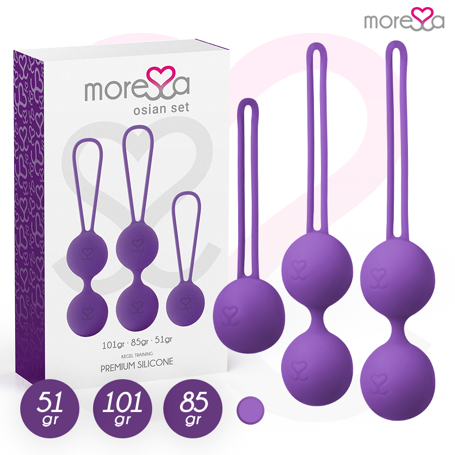 Amoressa Osian Set 3 Palline Vaginali Progressive Lilla