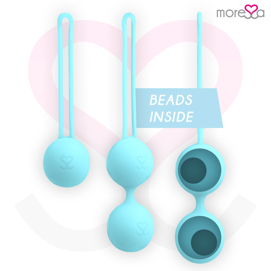 Amoressa Osian Set 3 Palline Vaginali Progressive Turchese – immagine 2