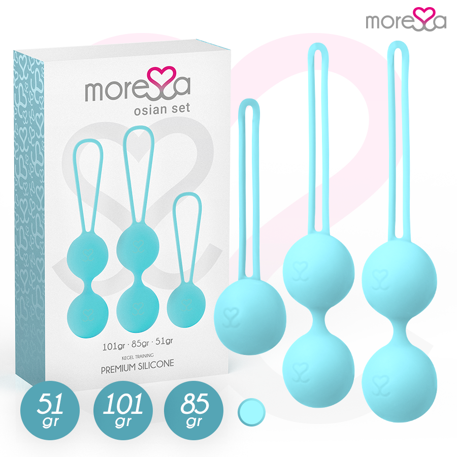 Amoressa Osian Set 3 Palline Vaginali Progressive Turchese