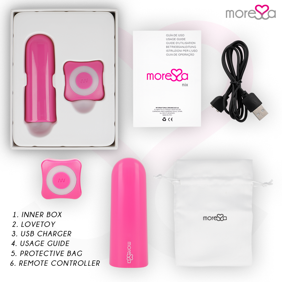 Amoressa Nix Vibratore con Telecomando Rosa – immagine 6