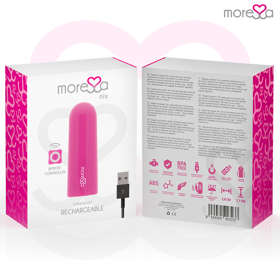 Amoressa Nix Vibratore con Telecomando Rosa – immagine 7
