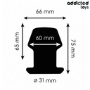 Addicted Toys Extreme Hollow plug anale cavo taglia S – foto 4
