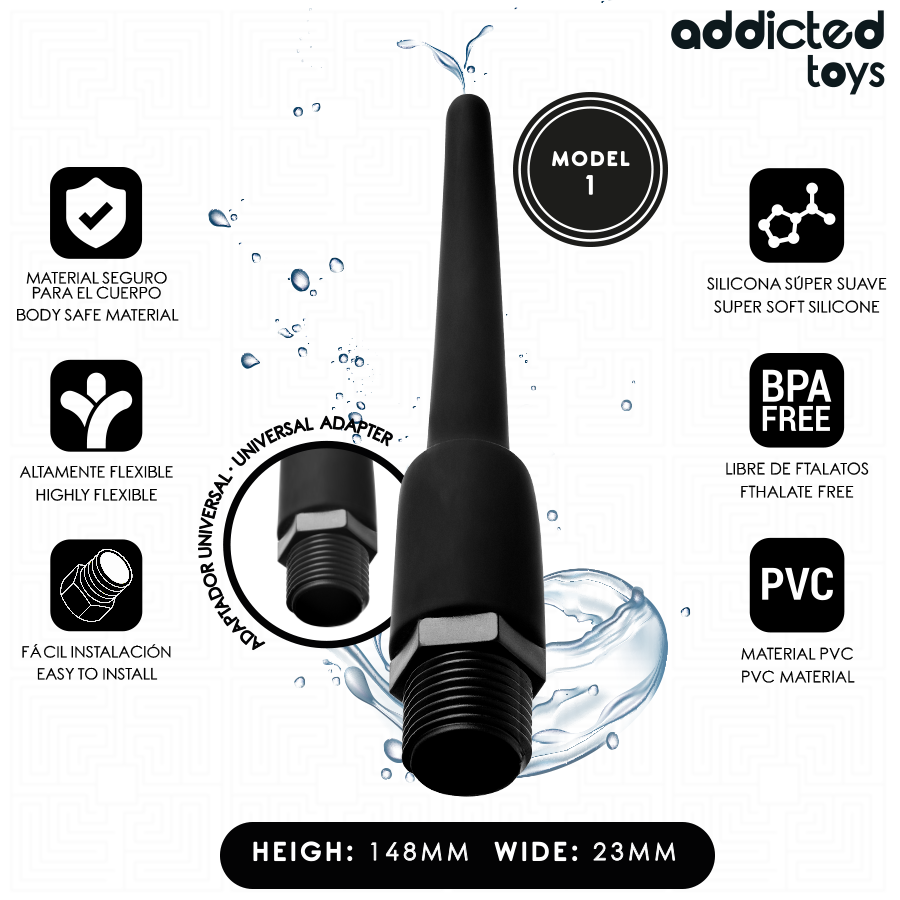 Addicted Toys Doccia Anale con Adattatore Universale Modello 1 – immagine 2