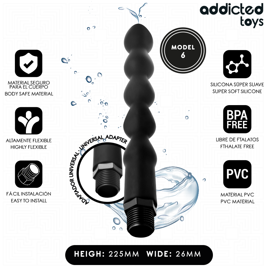 Addicted Toys Doccia Anale con Adattatore Universale Modello 6 – immagine 2