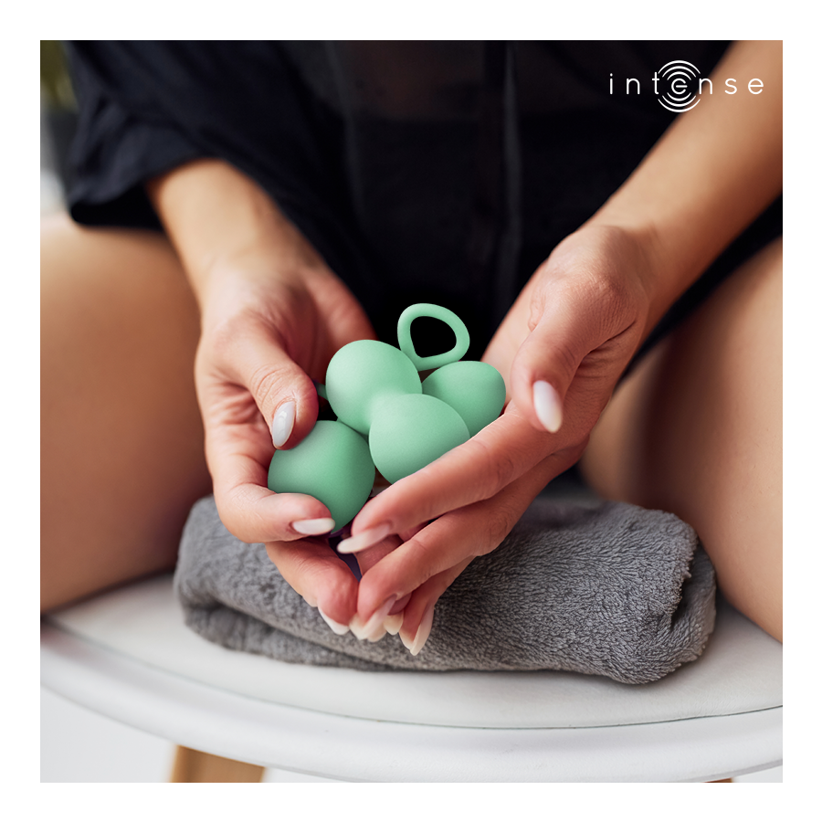 Intense Charli Kit Palline Kegel 3 Livelli Verde Chiaro – immagine 2