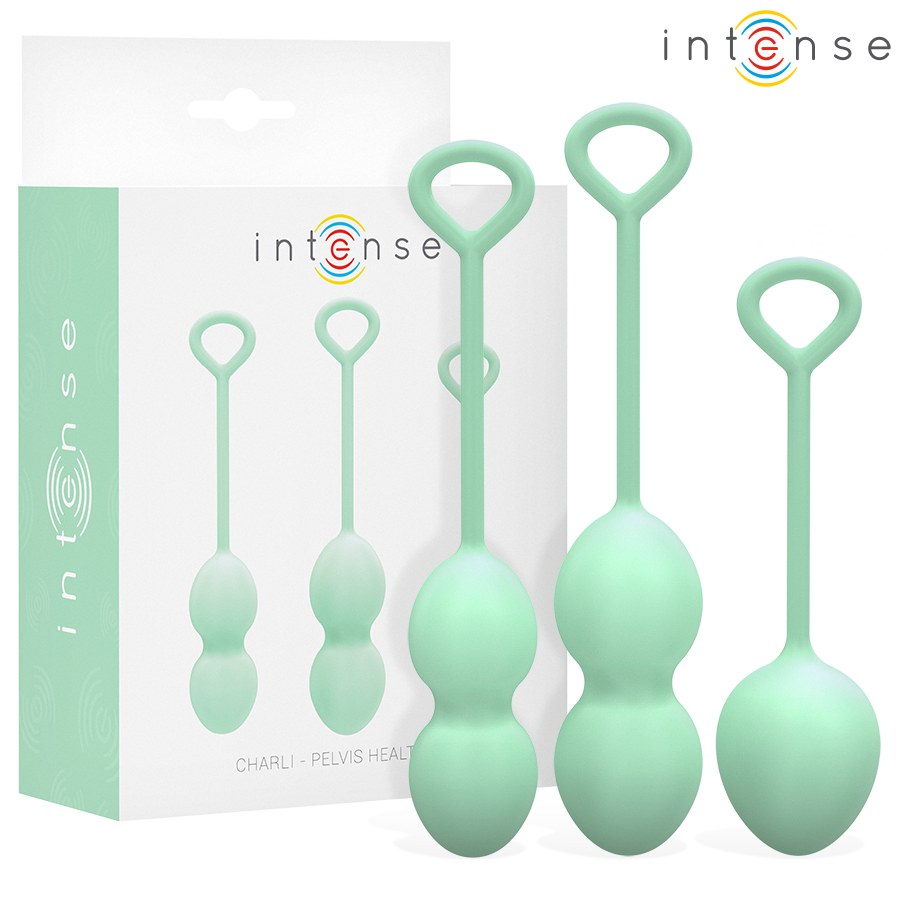 Intense Charli Kit Palline Kegel 3 Livelli Verde Chiaro