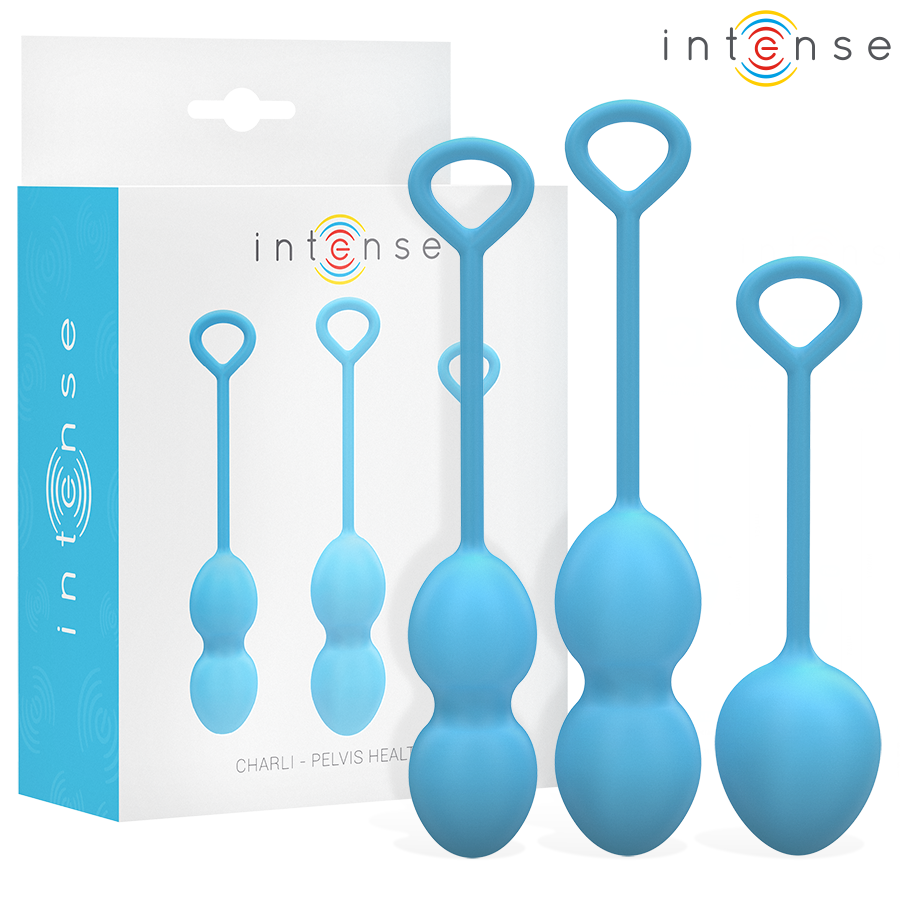 Intense Charli Kit Palline Kegel 3 Livelli Blu