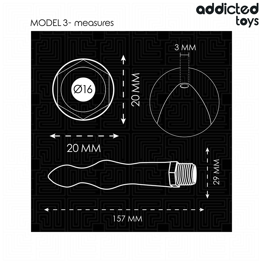 Addicted Toys Doccia Anale con Adattatore Universale Modello 3 – immagine 5