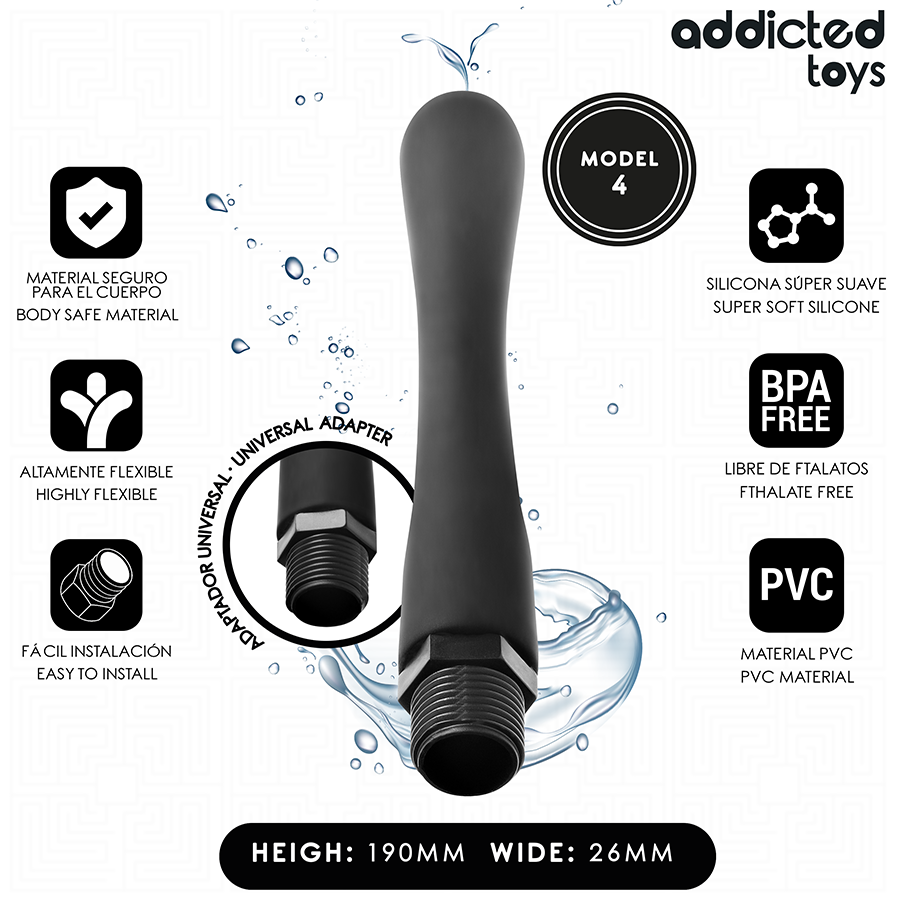 Addicted Toys Doccia Anale con Adattatore Universale Modello 4 – immagine 2