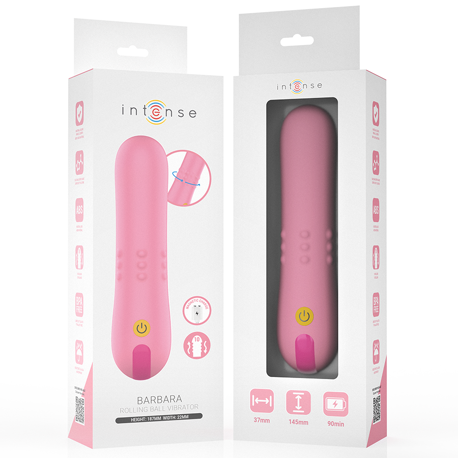 Intense Barbara Vibratore con Perle Rotanti – immagine 3