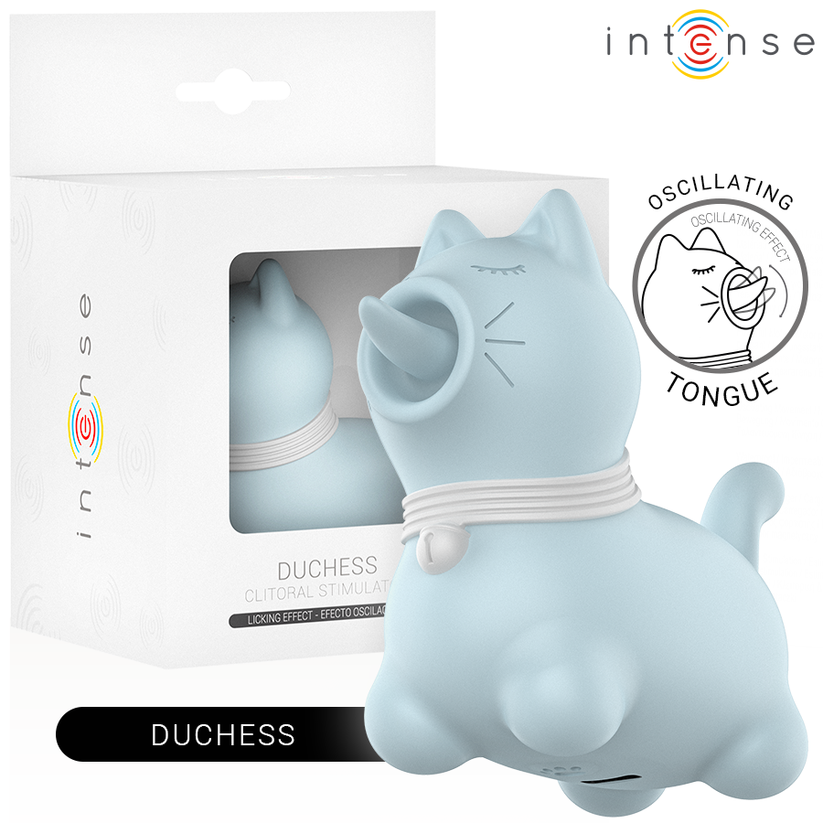 Intense Duchess Stimolatore con Lingua Rotante 360° Blu
