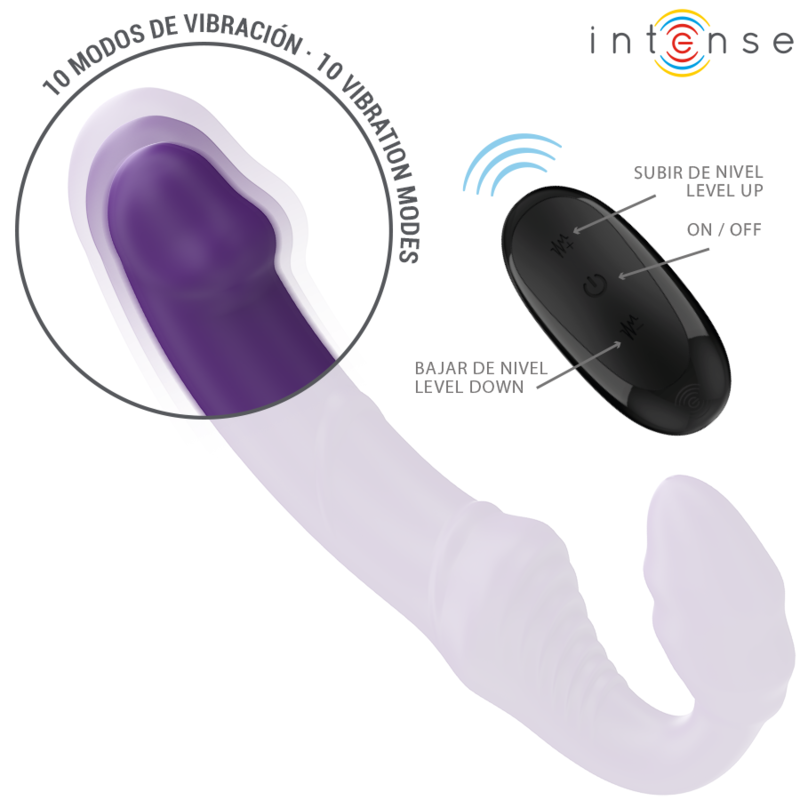 Intense Jill Vibratore con Telecomando Viola – immagine 5
