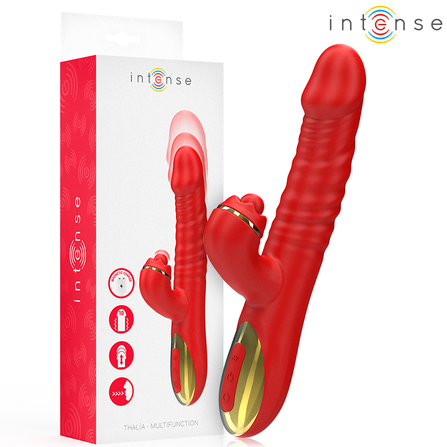 Intense Thalia Vibratore a Spinta Multifunzione