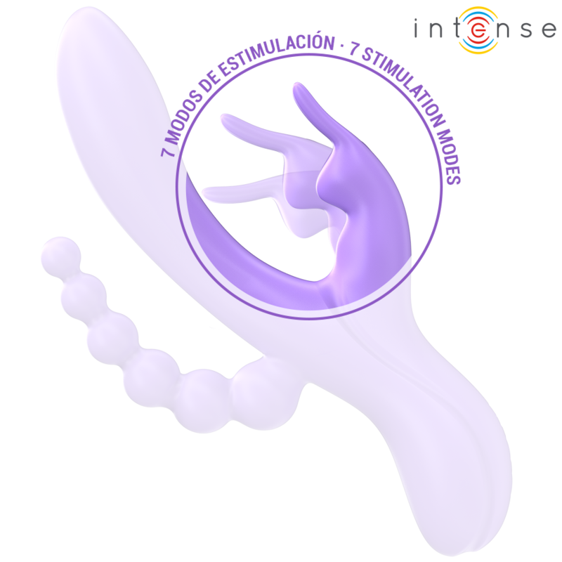 Intense Miko Vibratore Triplo Vagina Clitoride e Ano – immagine 6