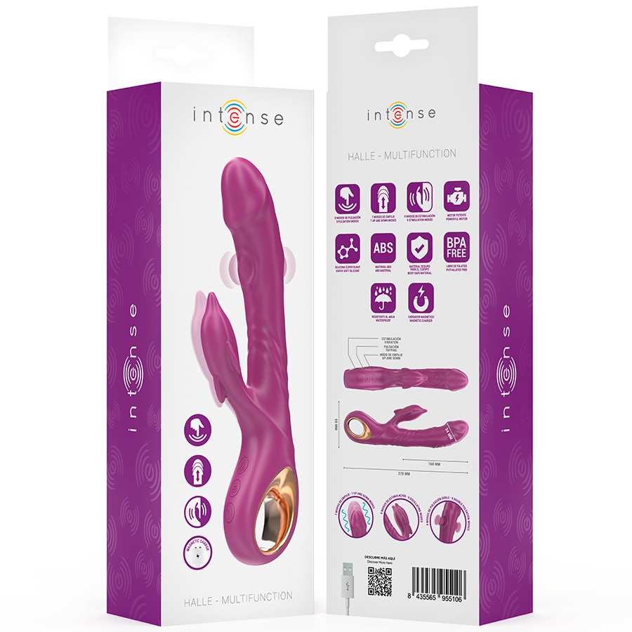 Intense Halle Vibratore a Delfino con Lingua – immagine 8
