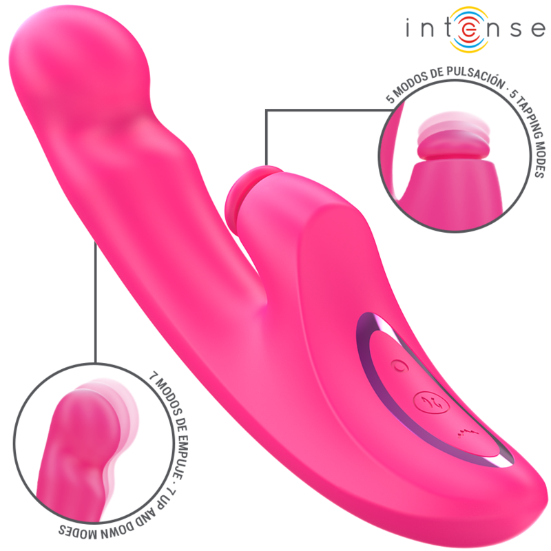 Intense Emi Vibratore 3 in 1 con Aspirazione 13,5 cm – immagine 2