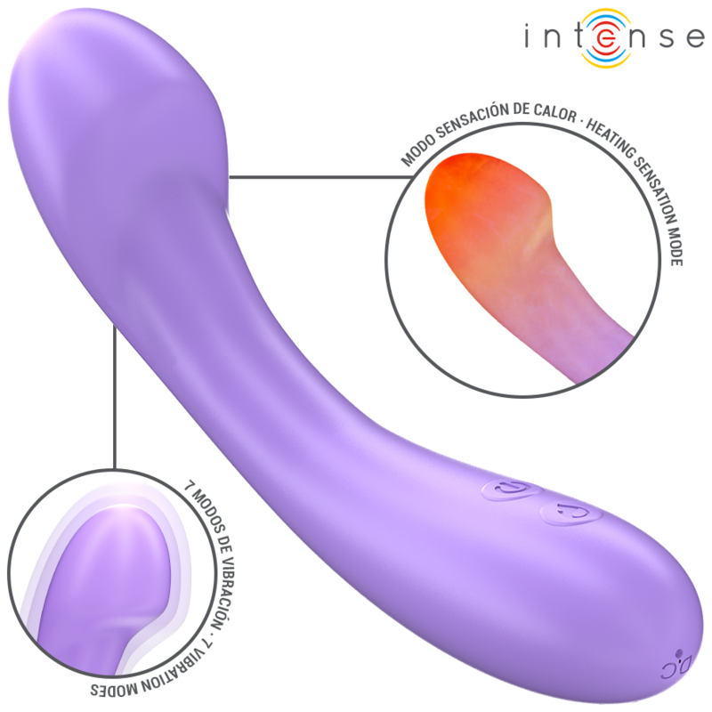 Intense Becky Vibratore Riscaldante 19 cm 7 Vibrazioni – immagine 2