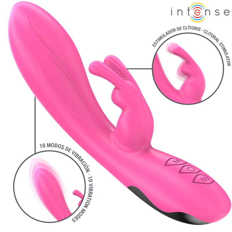 Intense Randall Vibratore Rabbit 10 Modalità Rosa – immagine 2