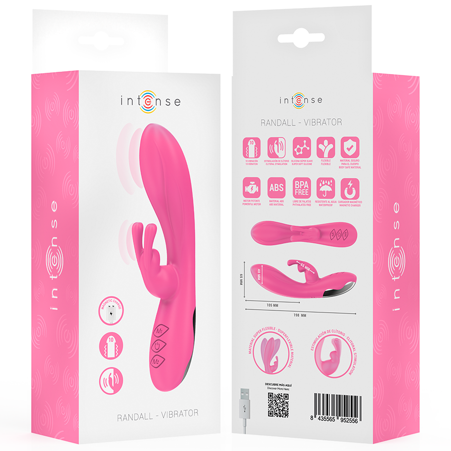 Intense Randall Vibratore Rabbit 10 Modalità Rosa – immagine 8