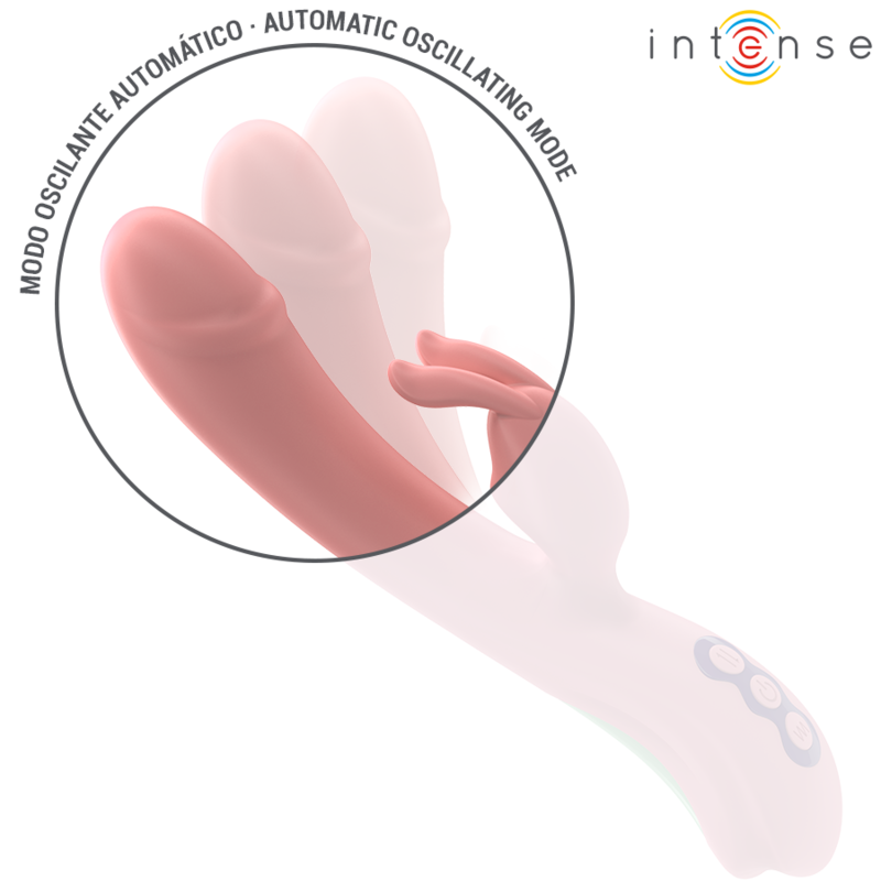 Intense Rachel Vibratore Rabbit con Punta Oscillante Rosa – immagine 7