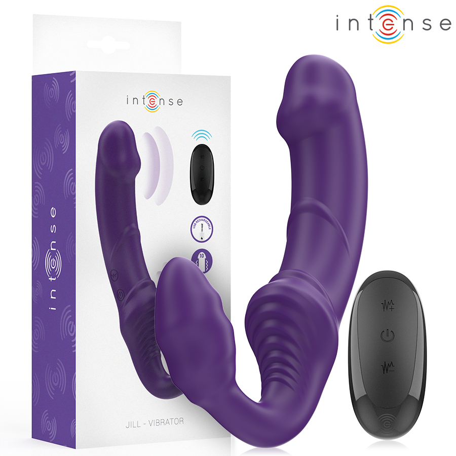 Intense Jill Vibratore con Telecomando Viola