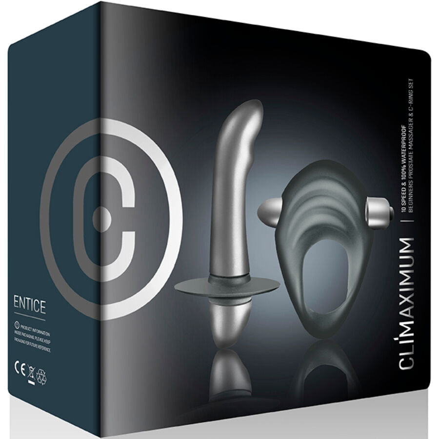 Climaximum Entice Kit Anello Vibrante e Vibratore Prostatico per Principianti – immagine 5