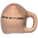 Diablo Picante Bicchierino da Shot in Ceramica a Forma di Busto Femminile con Magnete
