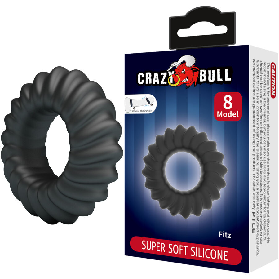 Crazy Bull Fitz Anello per Pene in Silicone Modello 8