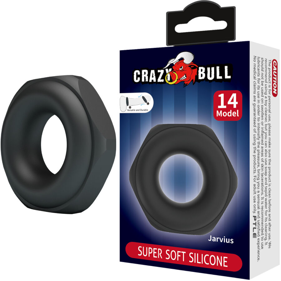 Crazy Bull Jarvius Anello per Pene in Silicone Modello 14