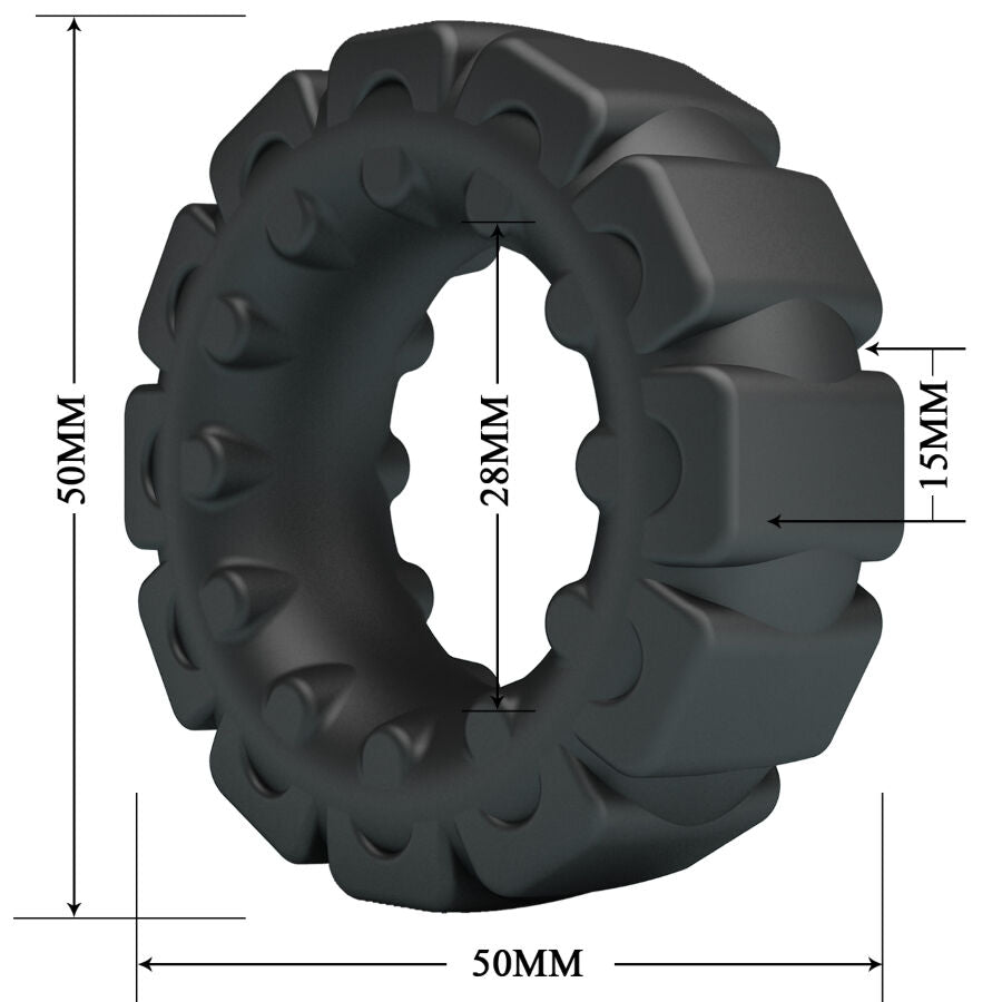 Crazy Bull Laiden Anello per Pene in Silicone Modello 5 – immagine 6