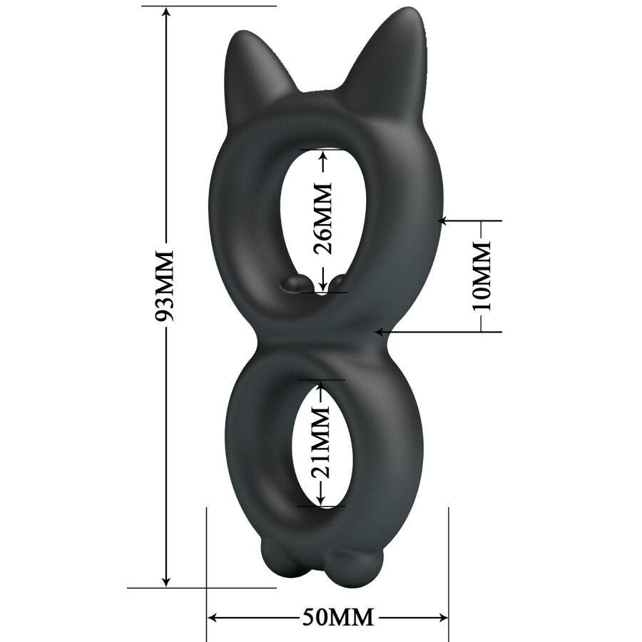 Crazy Bull Toran Anello per Pene in Silicone Modello 20 – immagine 6