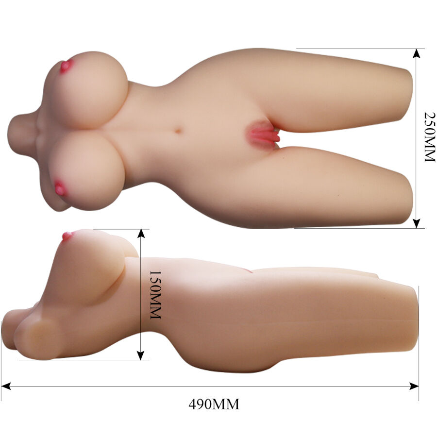 Crazy Bull Tiffany Torso Femminile Realistico Vagina e Ano 5,5 kg – immagine 8