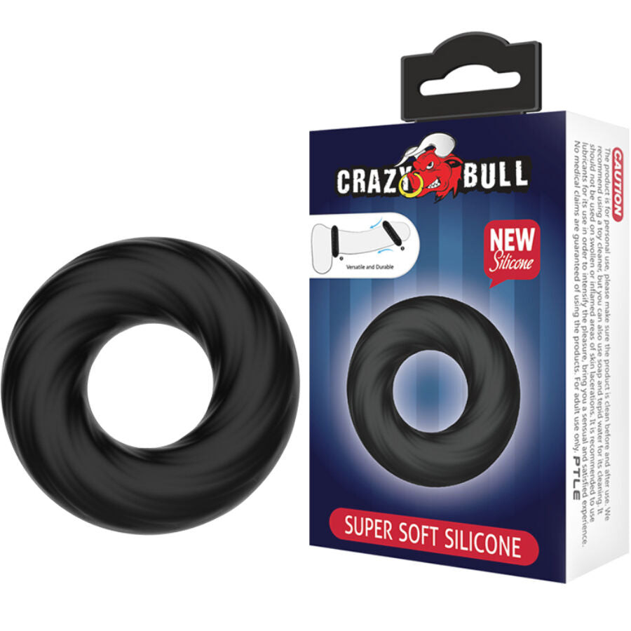 Crazy Bull Spirale Anello per il Pene in Silicone
