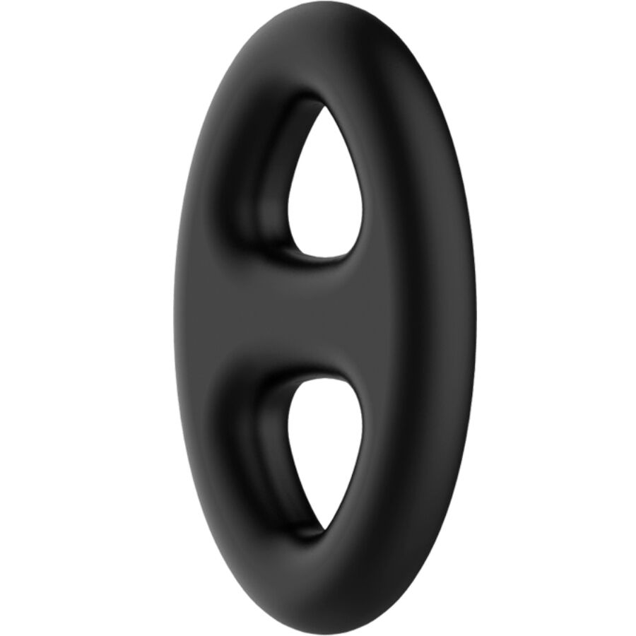 Crazy Bull Doppio Ovale Anello per il Pene in Silicone – immagine 3