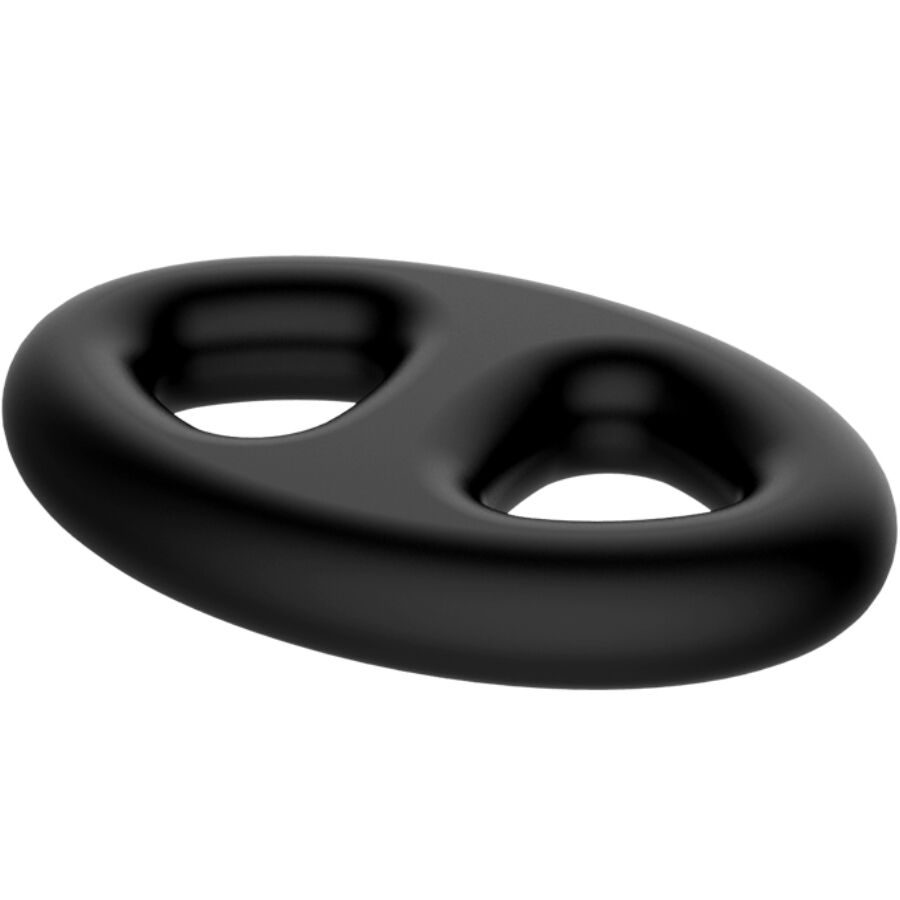 Crazy Bull Doppio Ovale Anello per il Pene in Silicone – immagine 5