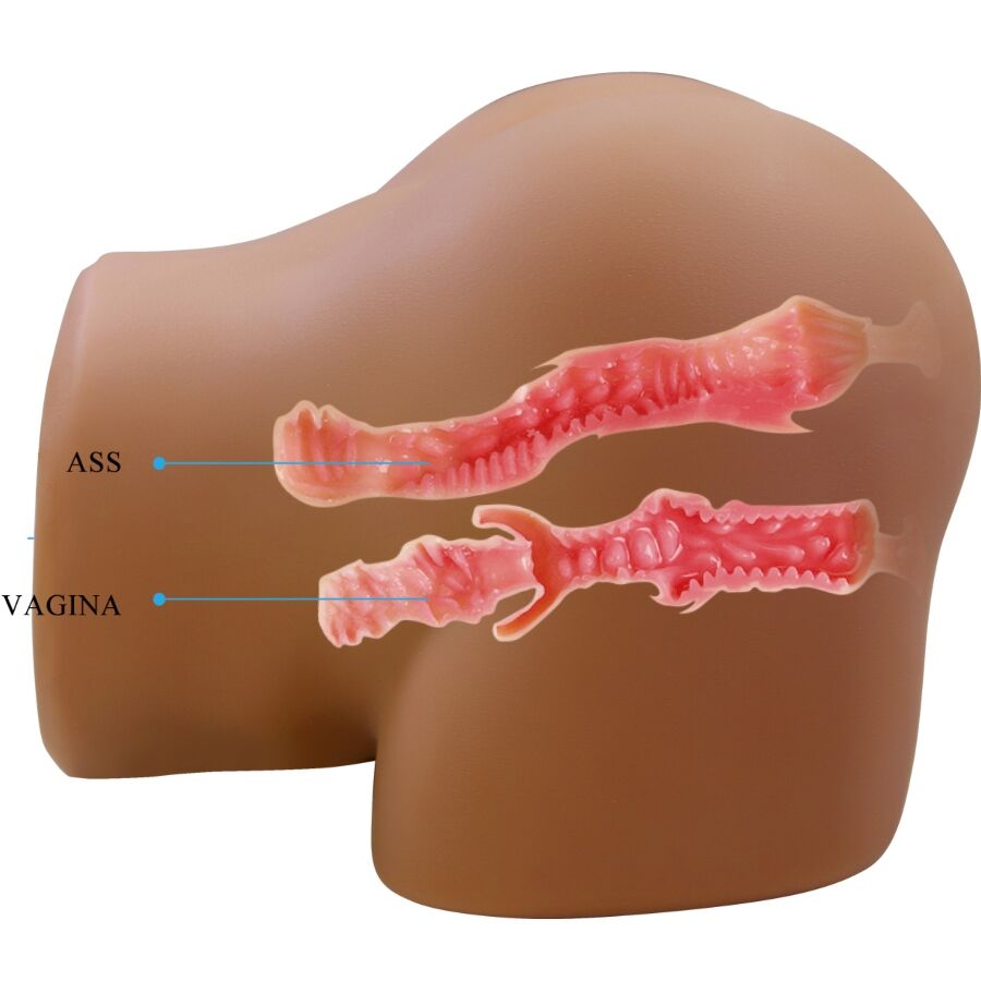 Crazy Bull Sophia Sedere Femminile Realistico Vagina e Ano Vibrante con Aspirazione e Suono 5,5 kg – immagine 7