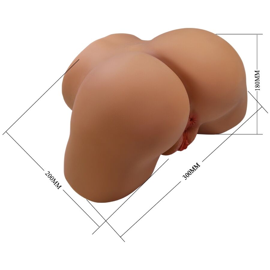 Crazy Bull Sophia Sedere Femminile Realistico Vagina e Ano Vibrante con Aspirazione e Suono 5,5 kg – immagine 8