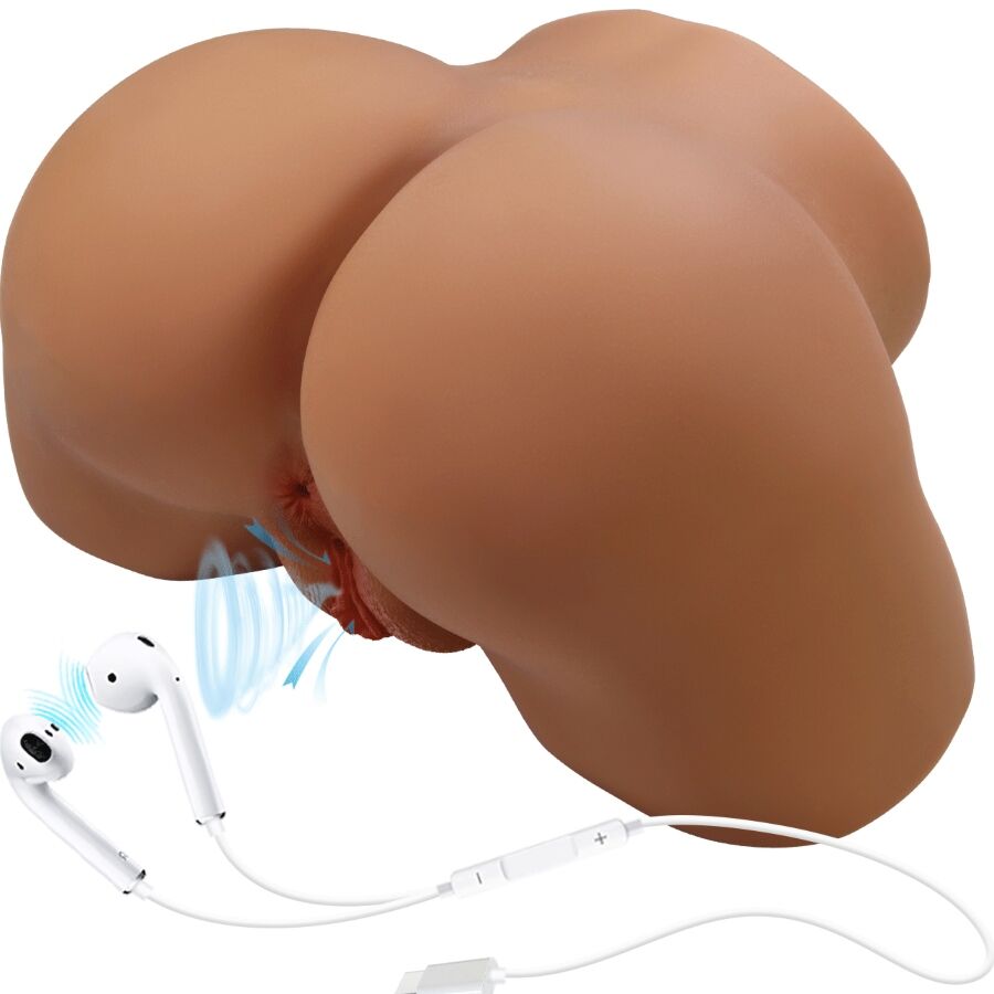 Crazy Bull Sophia Sedere Femminile Realistico Vagina e Ano Vibrante con Aspirazione e Suono 5,5 kg