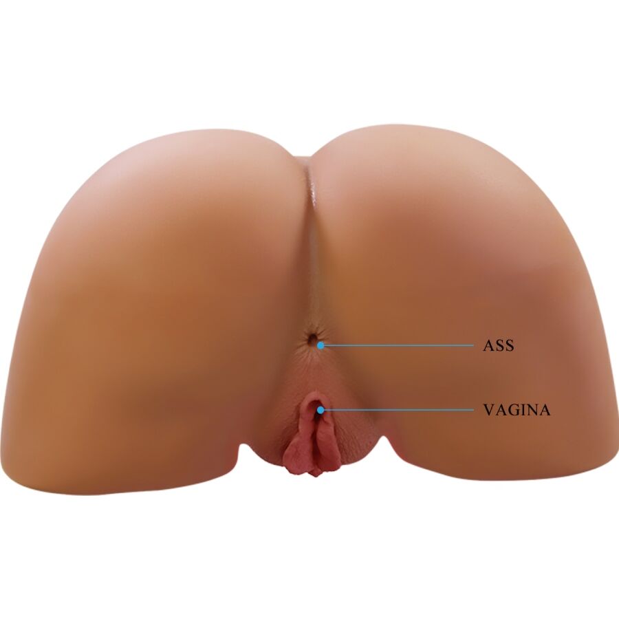 Crazy Bull Ilana Sedere Femminile Realistico Vagina e Ano Vibrante con Aspirazione e Suono 6,8 kg – immagine 5