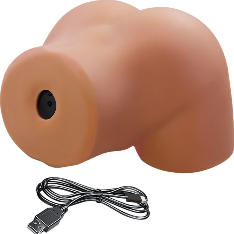 Crazy Bull Ilana Sedere Femminile Realistico Vagina e Ano Vibrante con Aspirazione e Suono 6,8 kg – immagine 4