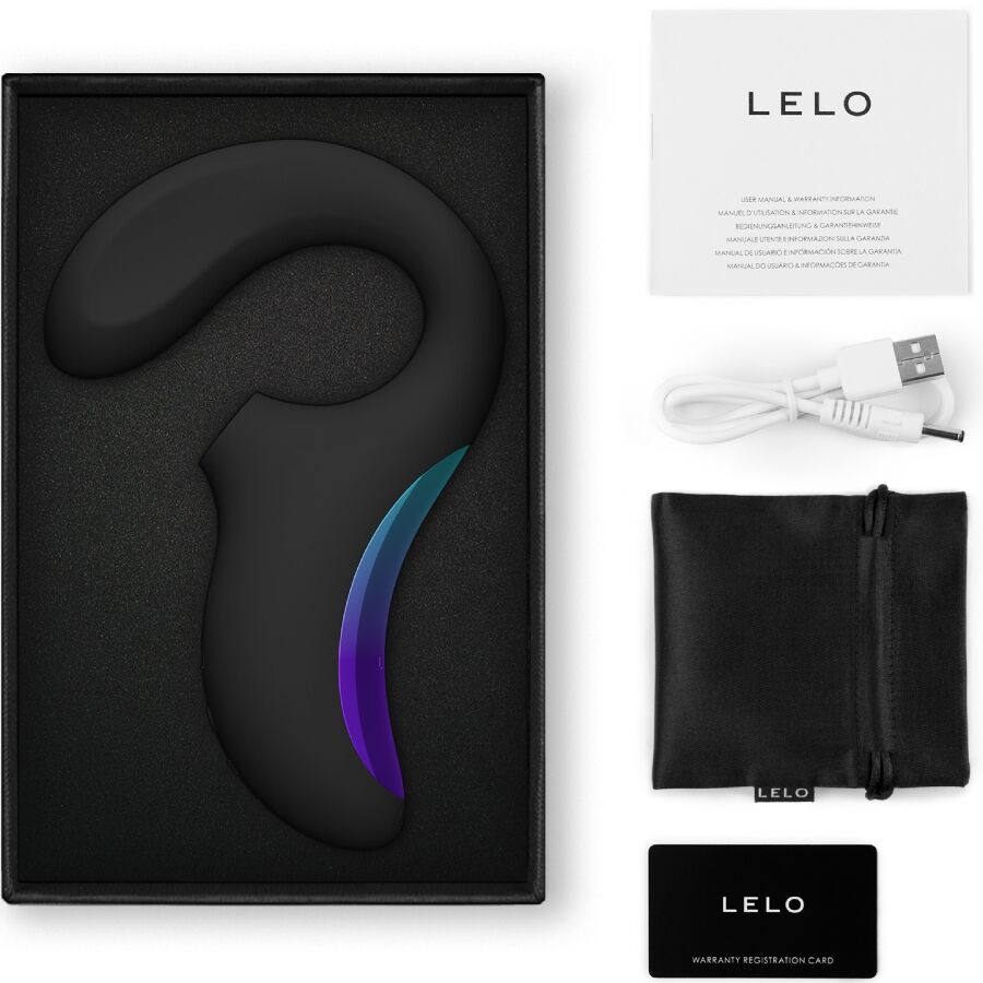 LELO Enigma Wave Massaggiatore Sonico a Tripla Azione Nero – immagine 3