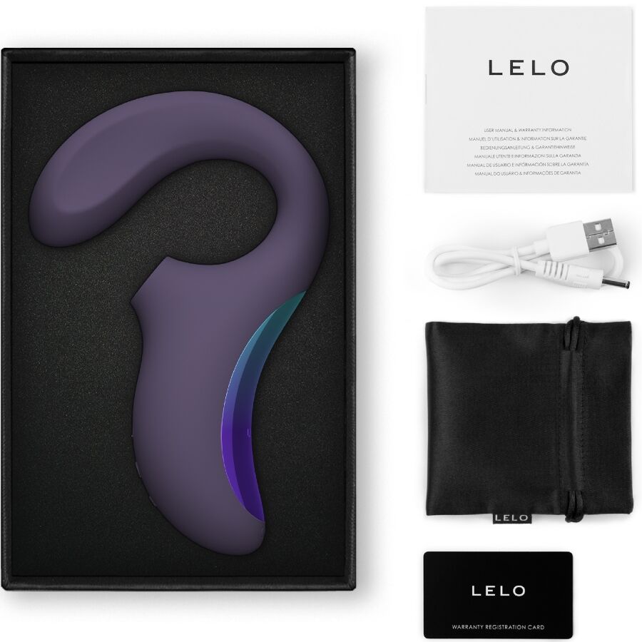 LELO Enigma Wave Massaggiatore Sonico a Tripla Azione Cyber Purple – immagine 3