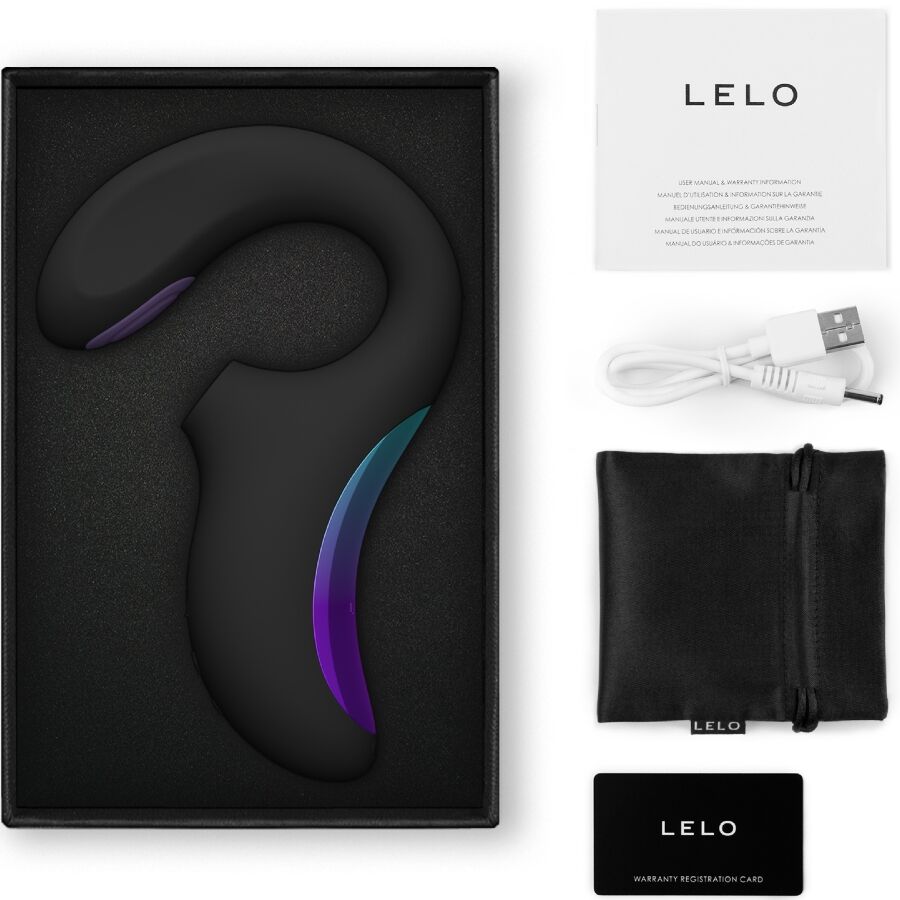 LELO Enigma Double Sonic Vibratore Punto A Nero – immagine 3