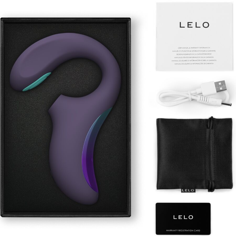 LELO Enigma Double Sonic Vibratore Punto A Cyber Purple – immagine 3