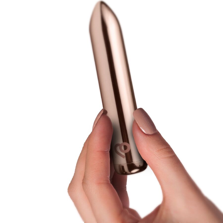Rocks-Off Bullet Vibrante Ricaricabile Oro Rosa – immagine 4